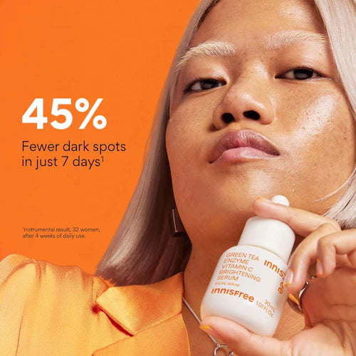 Green Tea Enzyme Vitamin C Brightening Serum - GLAM MODA