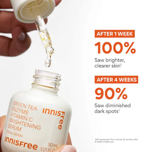 Green Tea Enzyme Vitamin C Brightening Serum - GLAM MODA