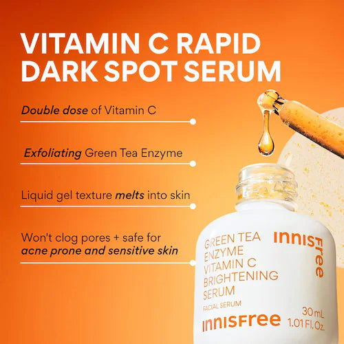 Green Tea Enzyme Vitamin C Brightening Serum - GLAM MODA