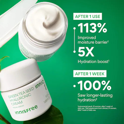 Green Tea Seed Hyaluronic Acid Hydrating Cream - GLAM MODA