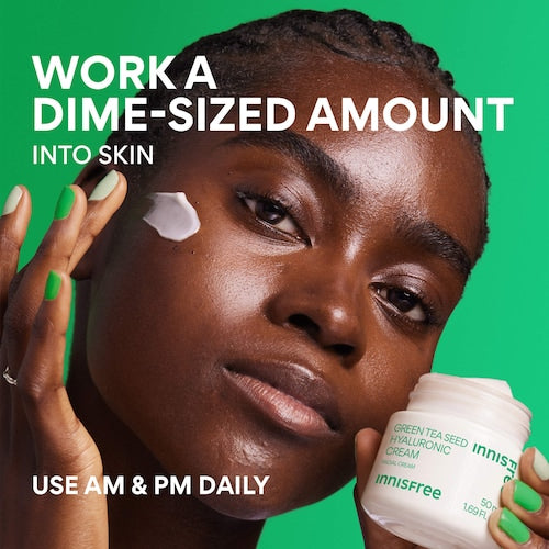 Green Tea Seed Hyaluronic Acid Hydrating Cream - GLAM MODA