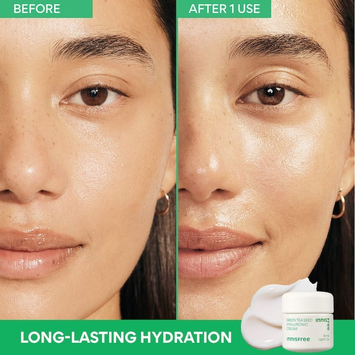 Green Tea Seed Hyaluronic Acid Hydrating Cream - GLAM MODA