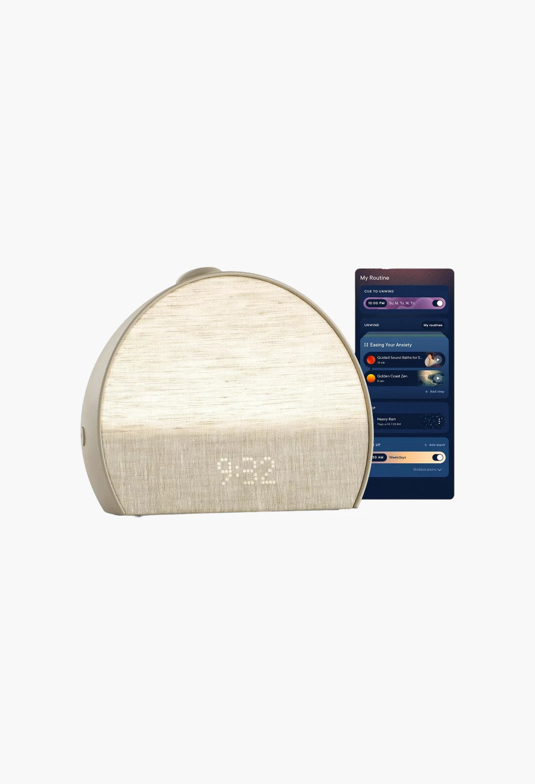Restore 3 Smart Sunrise Alarm Clock Sound Machine Screen-Free Bedroom Sleep Guide