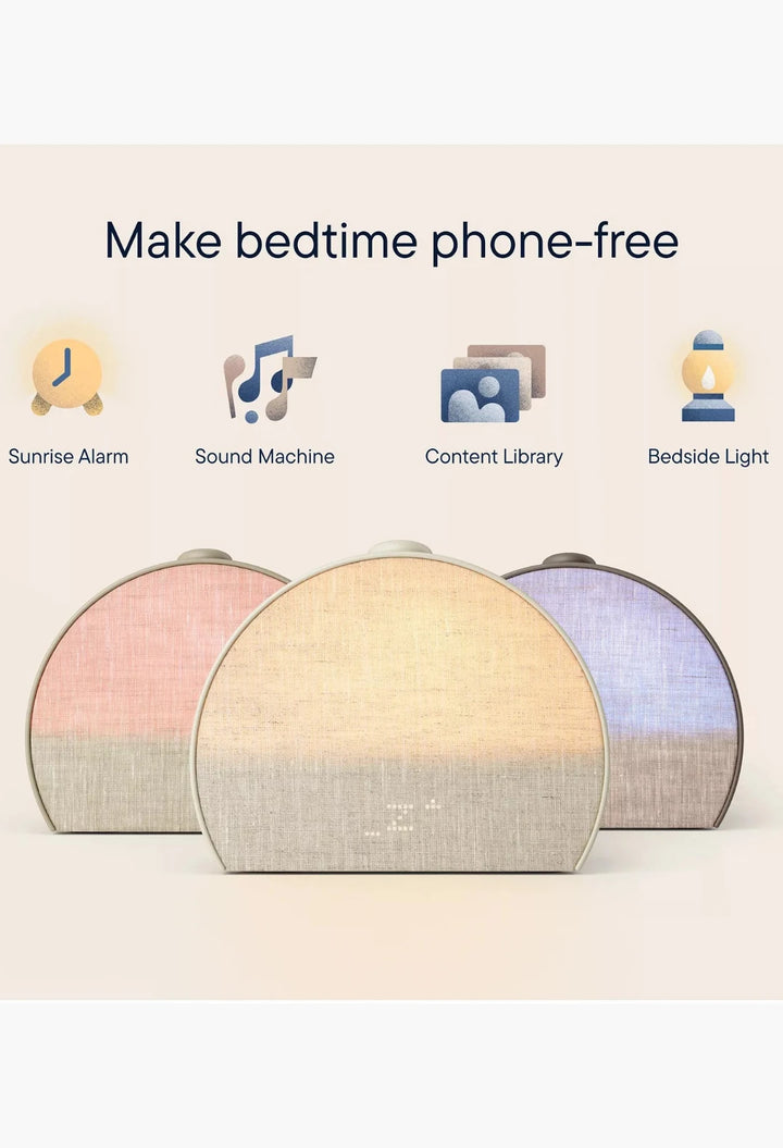 Restore 3 Smart Sunrise Alarm Clock Sound Machine Screen-Free Bedroom Sleep Guide