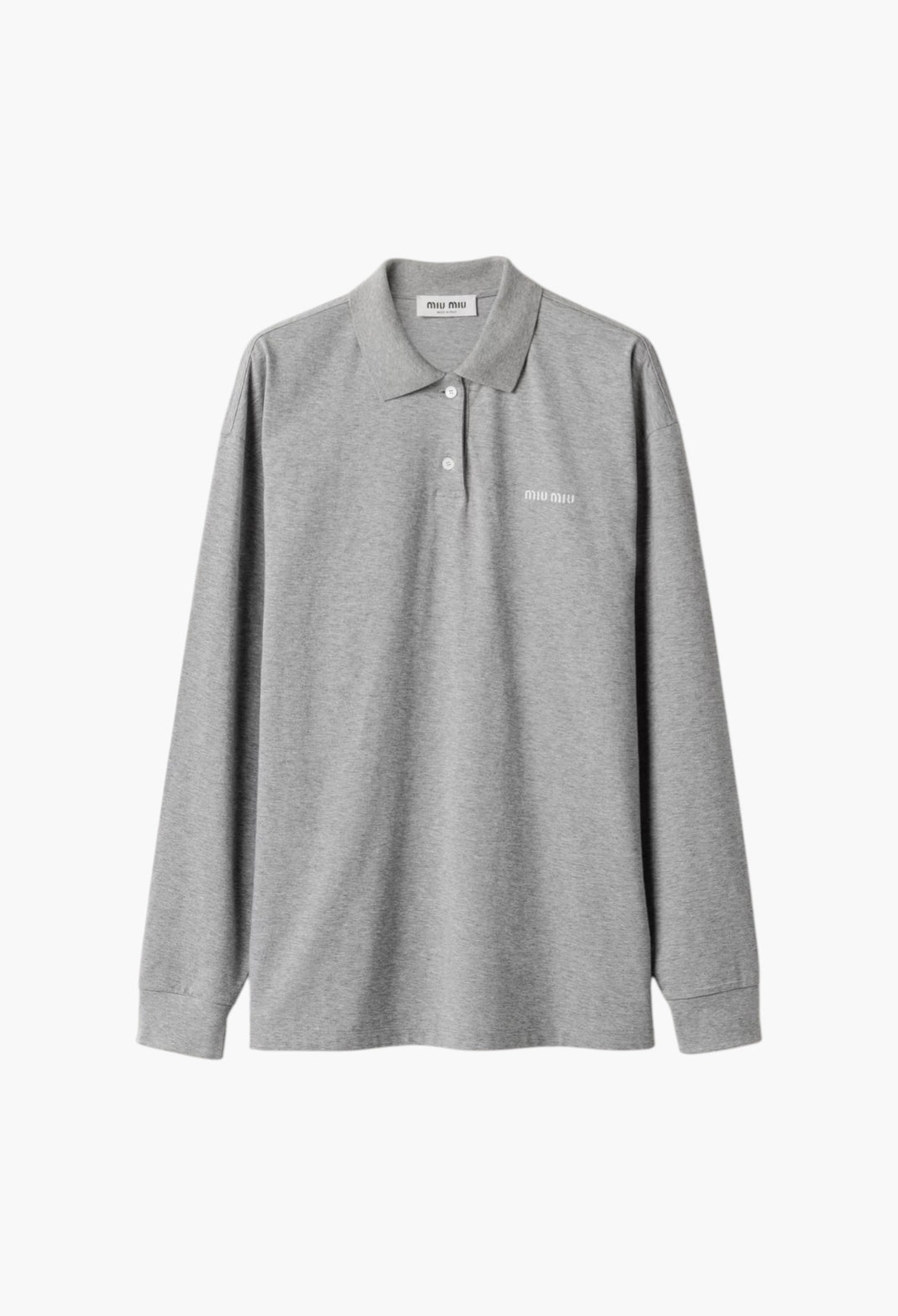 Grey - Jersey Polo Shirt - GLAM MODA