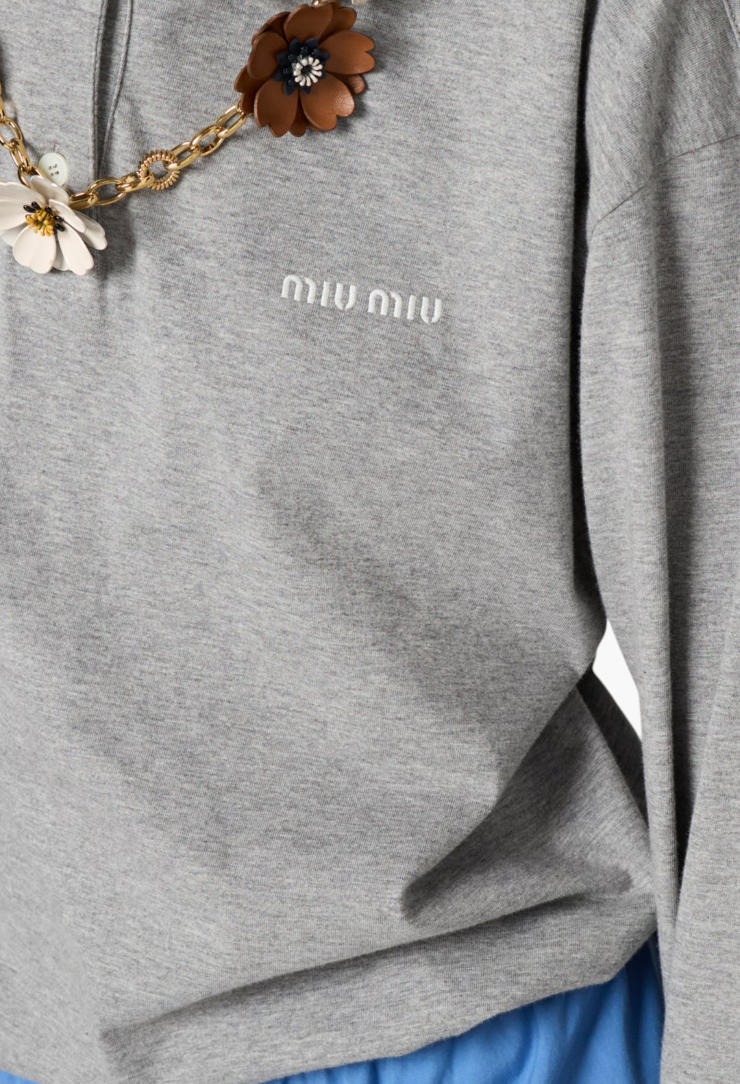 Grey - Jersey Polo Shirt - GLAM MODA