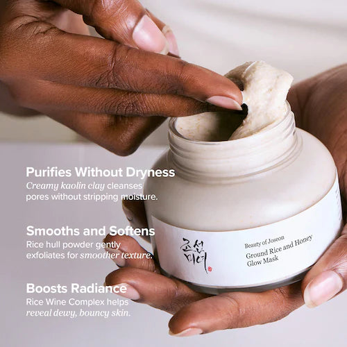 Ground Rice and Honey Glow Mask - GLAM MODA