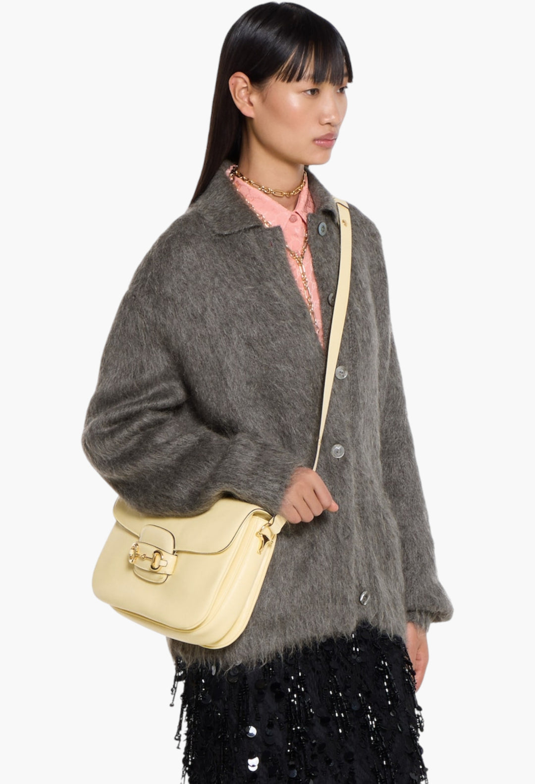 Gucci Horsebit 1955 Aura Medium Shoulder Bag - GLAM MODA