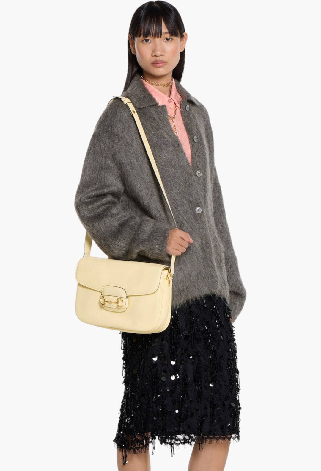 Gucci Horsebit 1955 Aura Medium Shoulder Bag - GLAM MODA