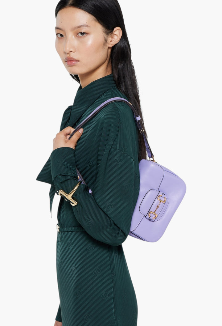 Gucci Horsebit 1955 Aura Mini Shoulder Bag - GLAM MODA