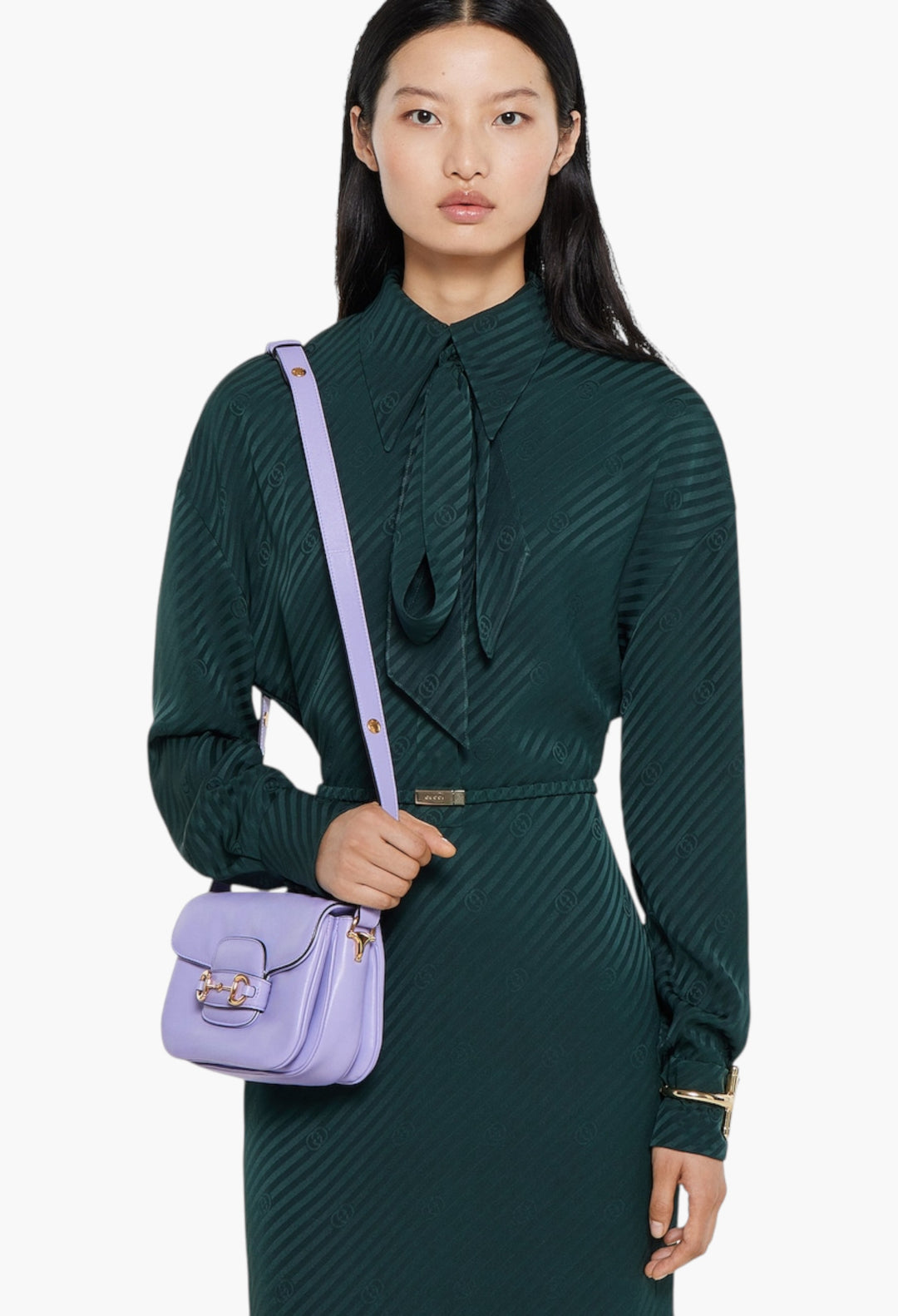 Gucci Horsebit 1955 Aura Mini Shoulder Bag - GLAM MODA