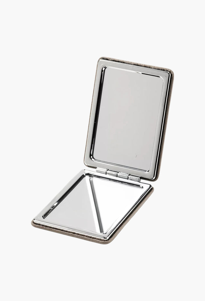 Elegant Compact Mirror - Leather Case Mirror - GLAM MODA