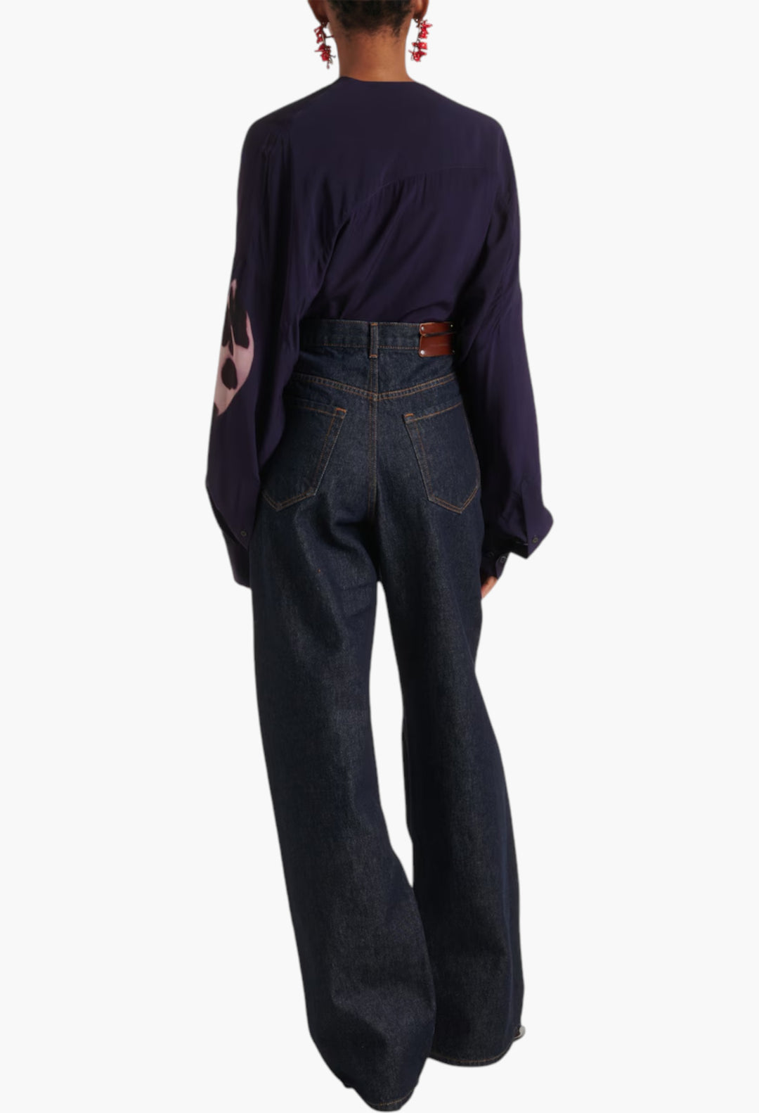 High-Rise Wide-Leg Jeans - GLAM MODA