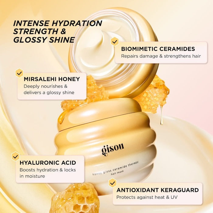 Honey Gloss Ceramide Therapy Hair Mask - GLAM MODA