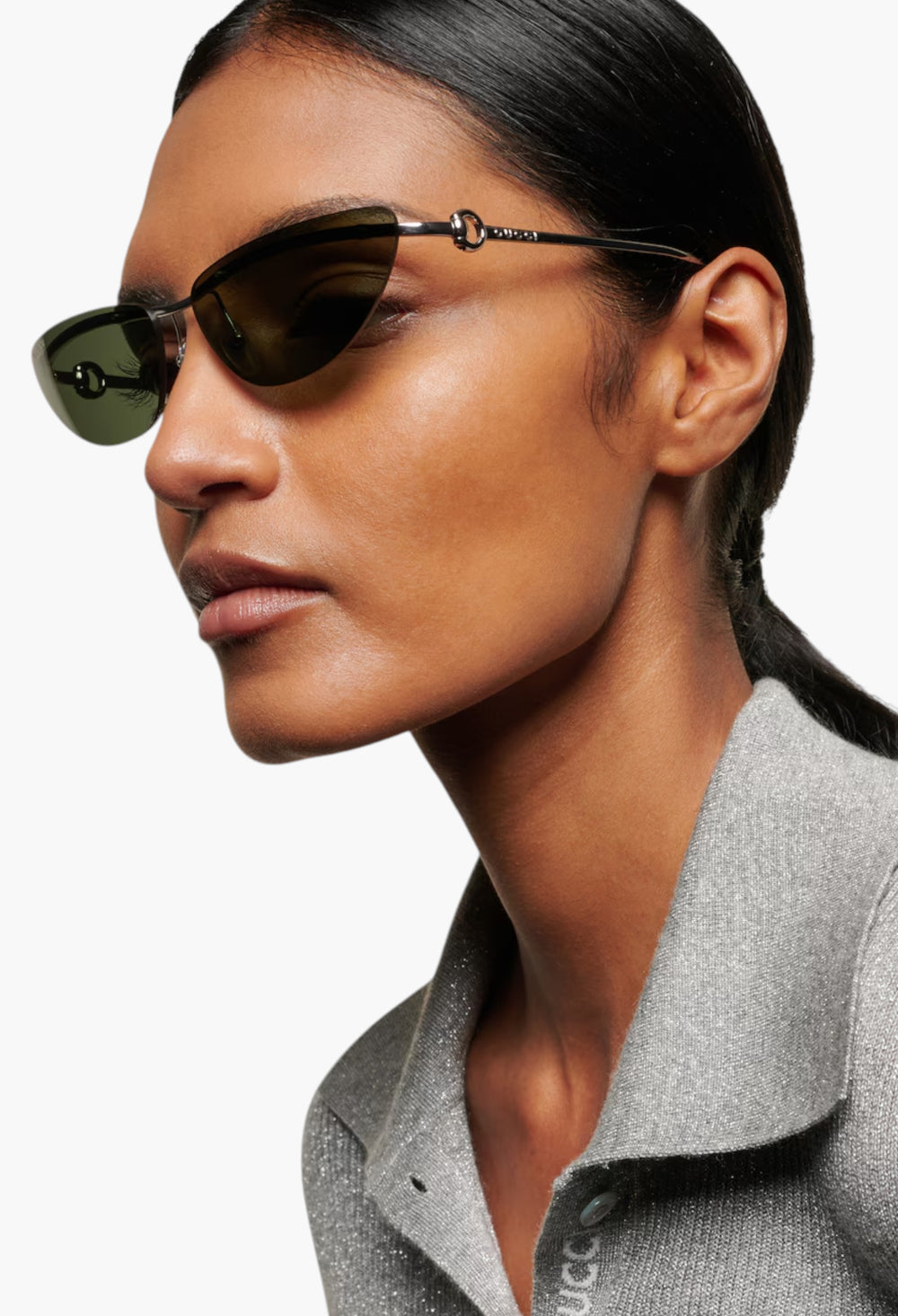 Horsebit Cat-Eye Sunglasses - GLAM MODA
