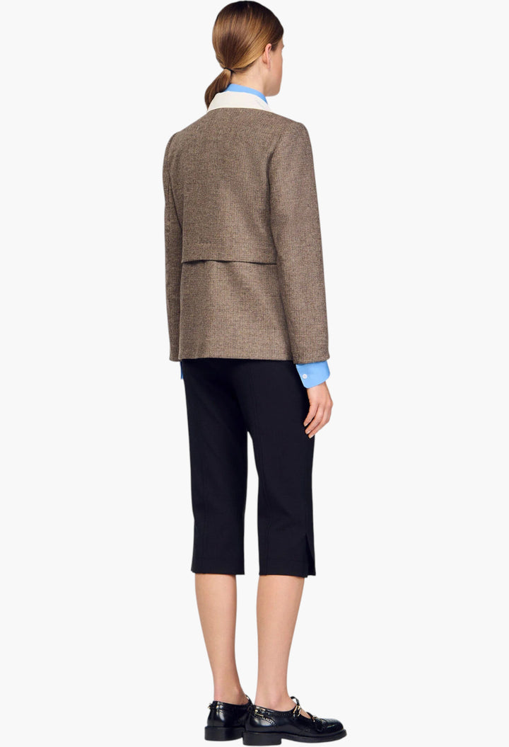 Houndstooth Suit Jacket - GLAM MODA