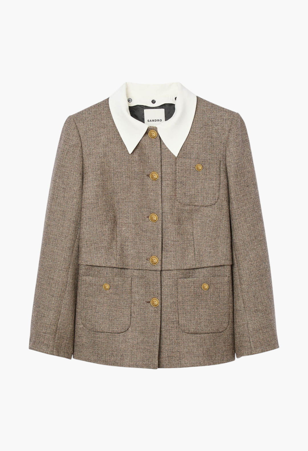 Houndstooth Suit Jacket - GLAM MODA