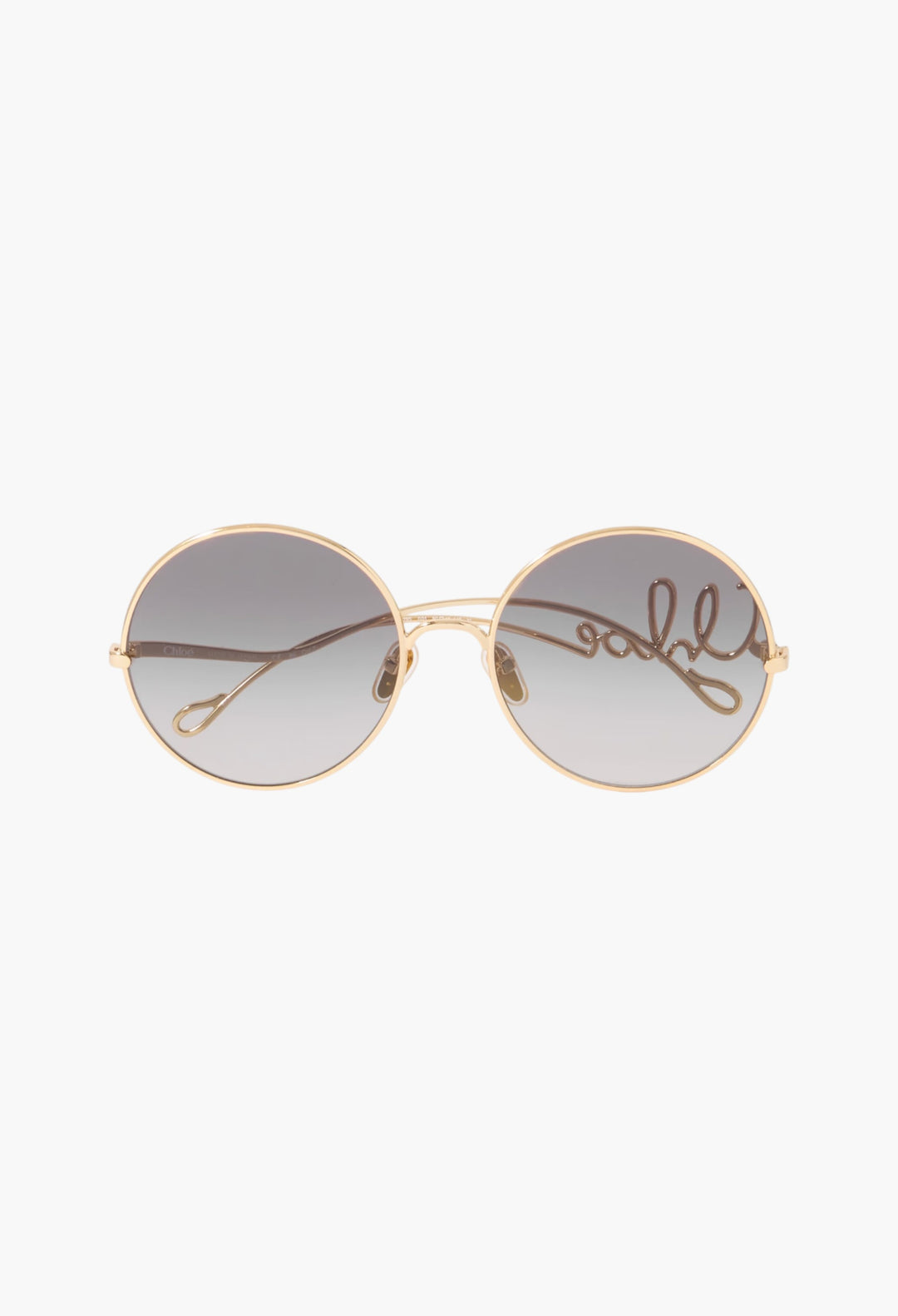 Iconic Round-Frame Gold-Tone Sunglasses - GLAM MODA