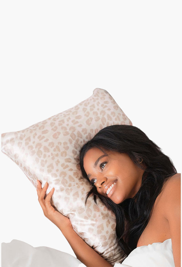 Satin Pillowcase - Leopard