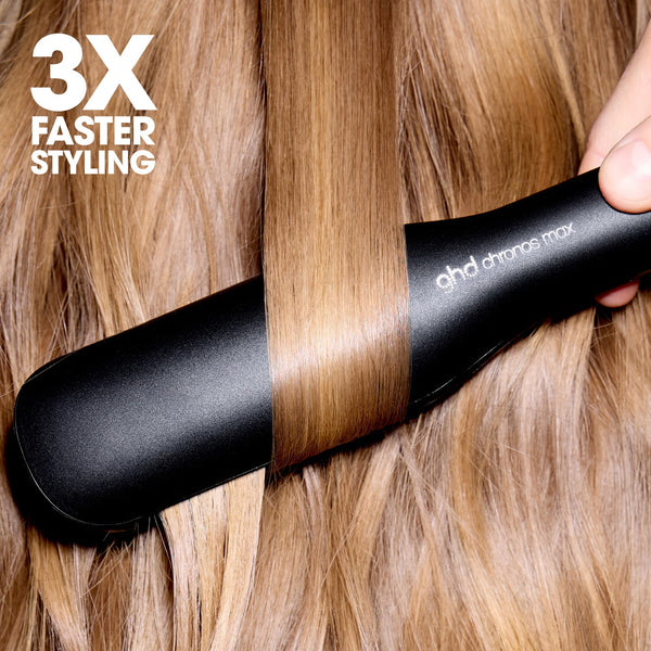 Chronos Max Wide Plate Hair Straightener Black