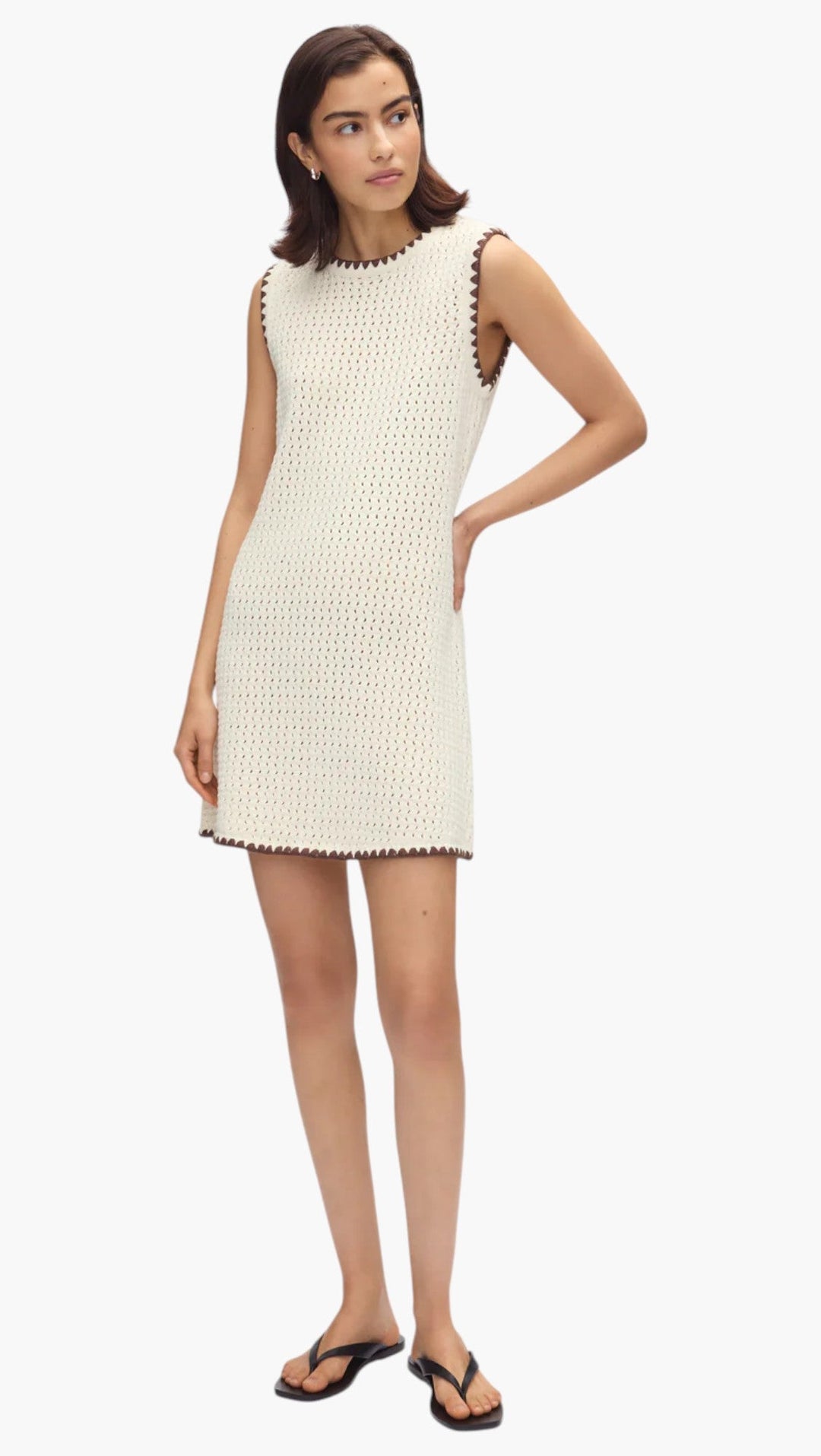 Immy Crochet Mini Dress - GLAM MODA