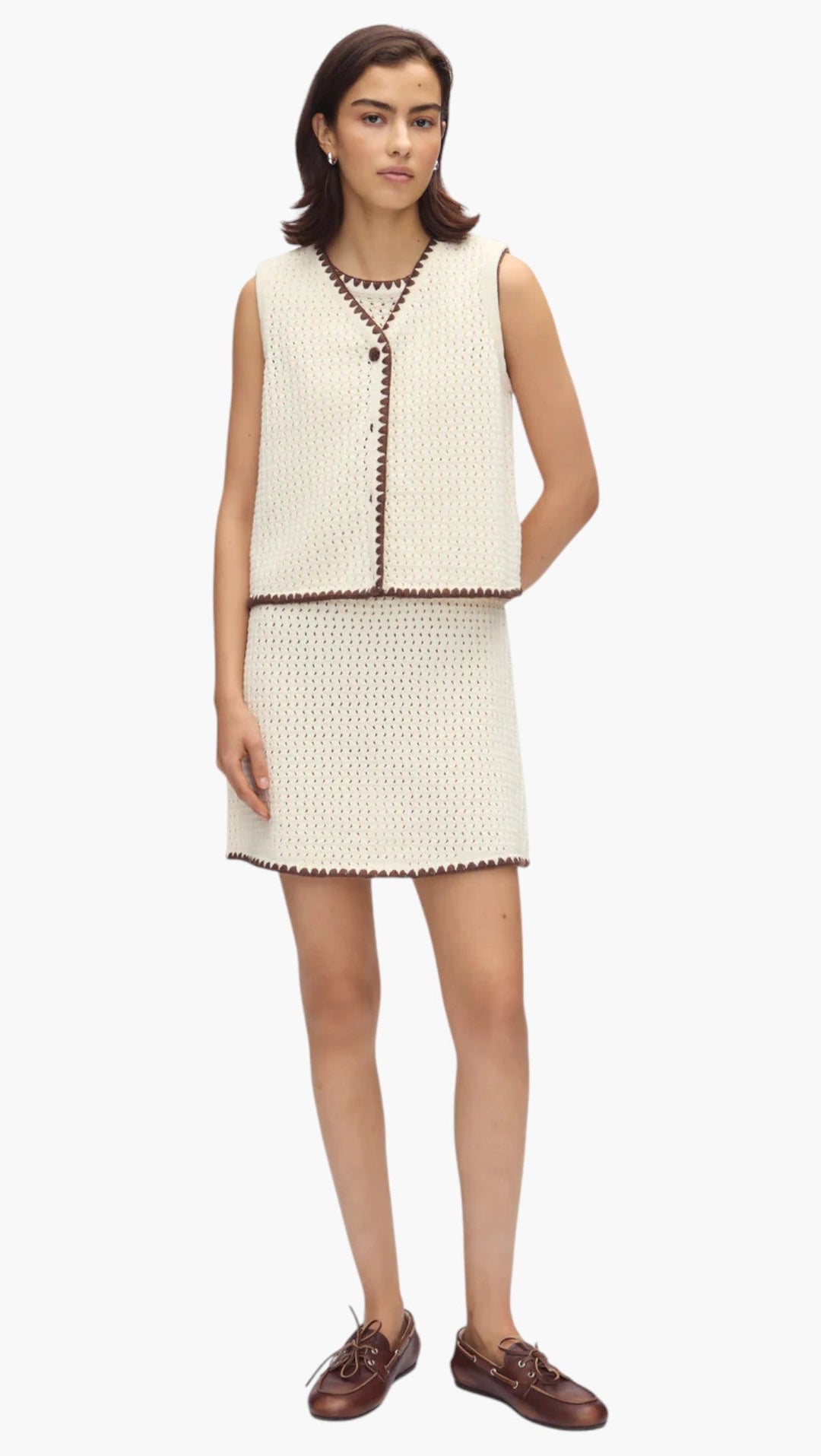 Immy Crochet Mini Dress - GLAM MODA