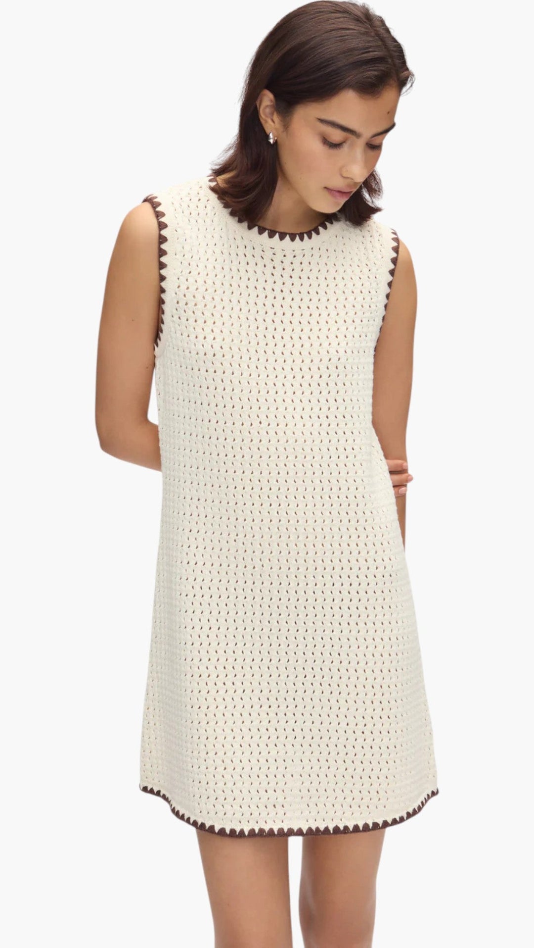 Immy Crochet Mini Dress - GLAM MODA