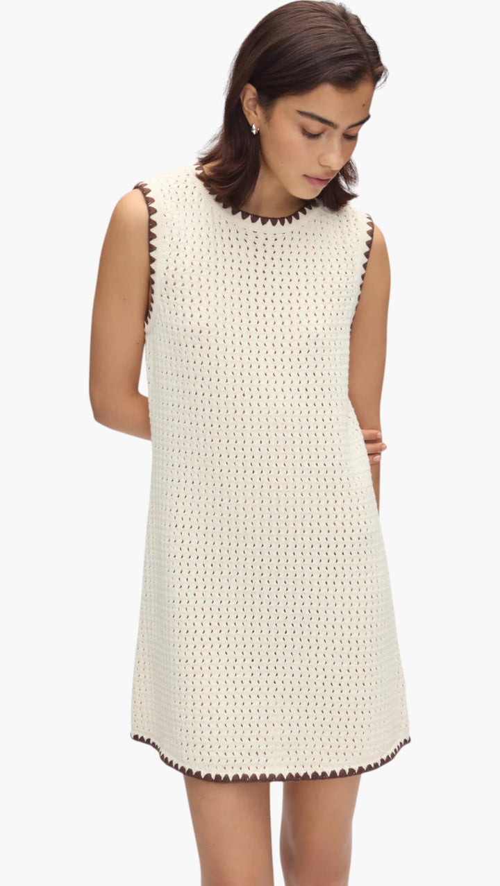 Immy Crochet Mini Dress - GLAM MODA