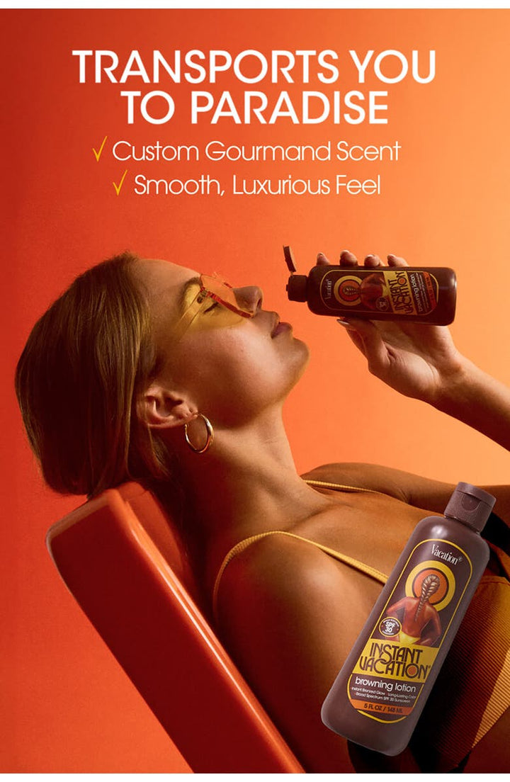 Instant Vacation Browning Lotion SPF 30 Body Sunscreen - GLAM MODA