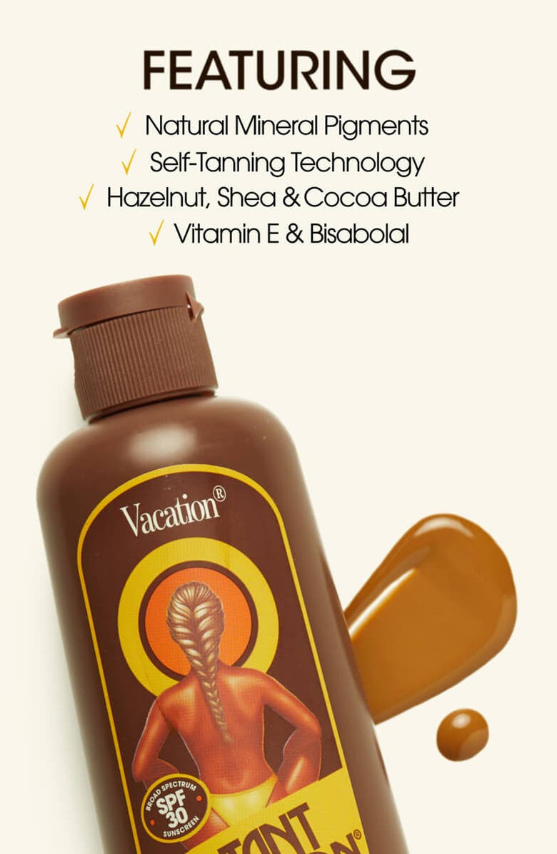 Instant Vacation Browning Lotion SPF 30 Body Sunscreen - GLAM MODA