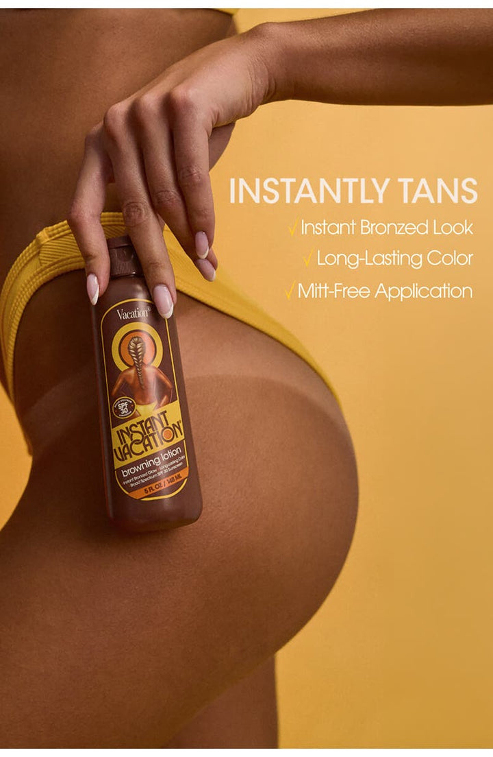 Instant Vacation Browning Lotion SPF 30 Body Sunscreen - GLAM MODA