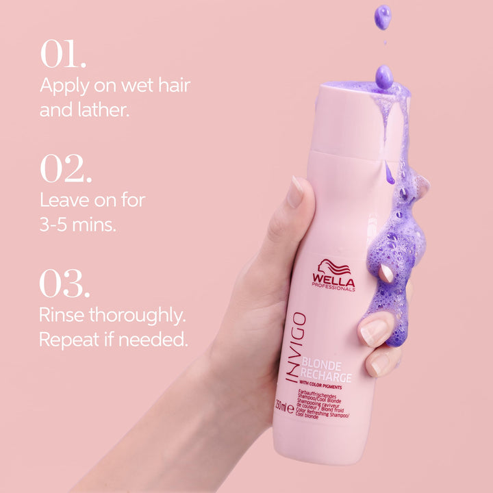 Invigo Blonde Recharge Purple Shampoo For Blonde Hair - GLAM MODA