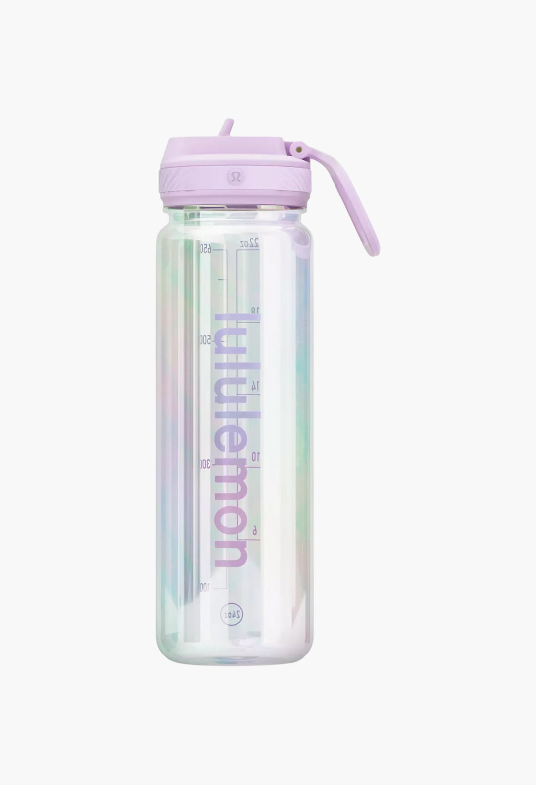 Back To Life Clear Bottle 24oz Straw Lid Iridescent - GLAM MODA