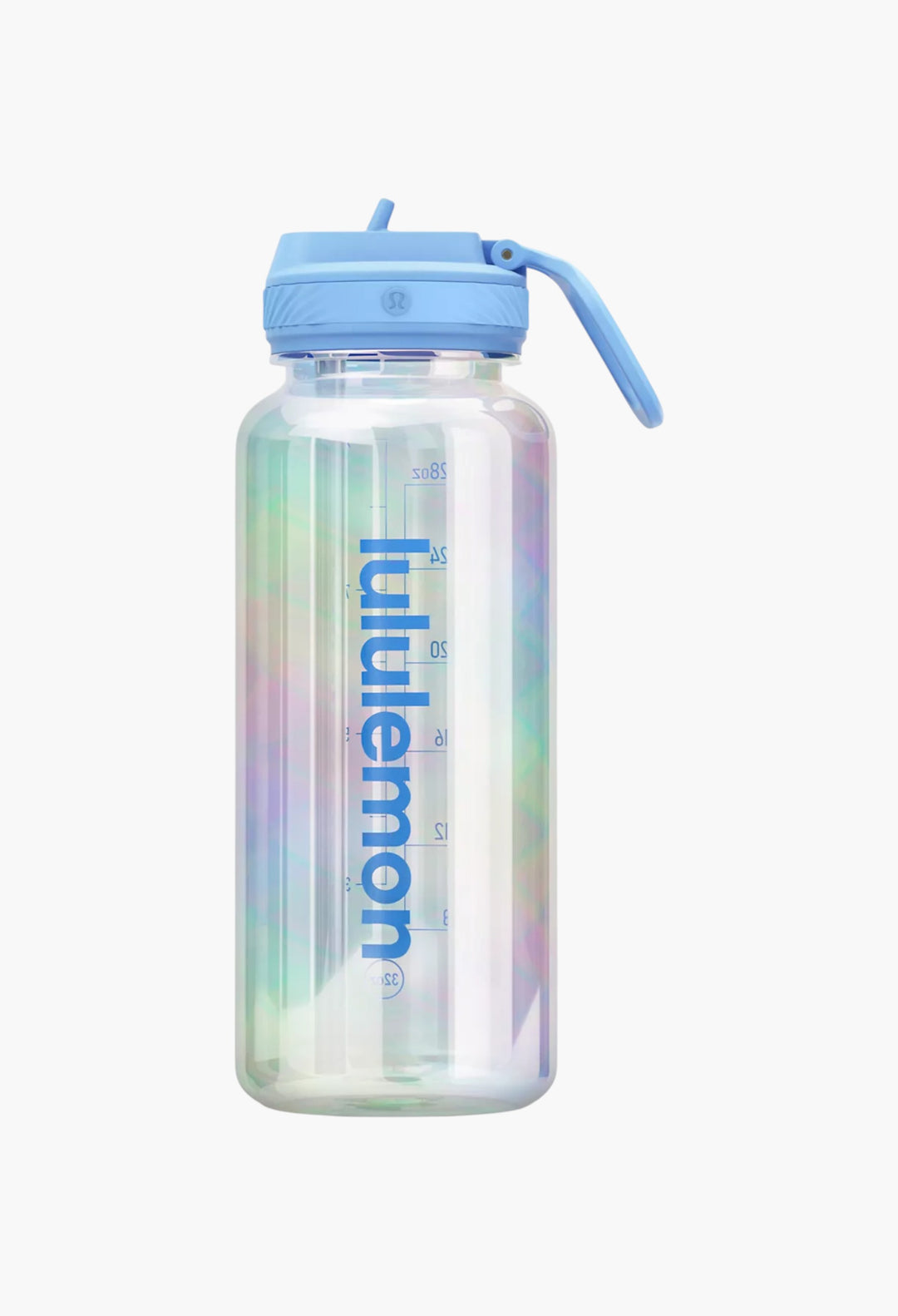 Back To Life Clear Bottle 32oz Straw Lid Iridescent - GLAM MODA