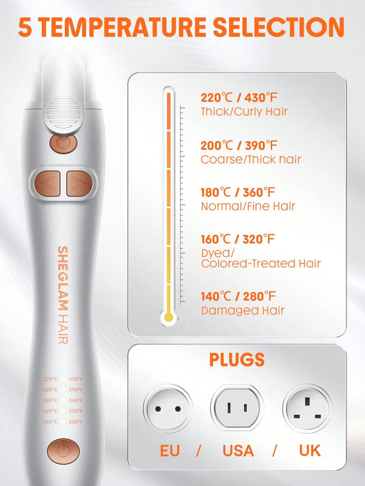 It-Curl Rotating Curling Iron - Uk Plug