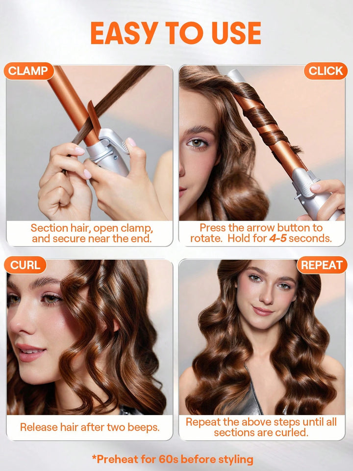 It-Curl Rotating Curling Iron - Uk Plug