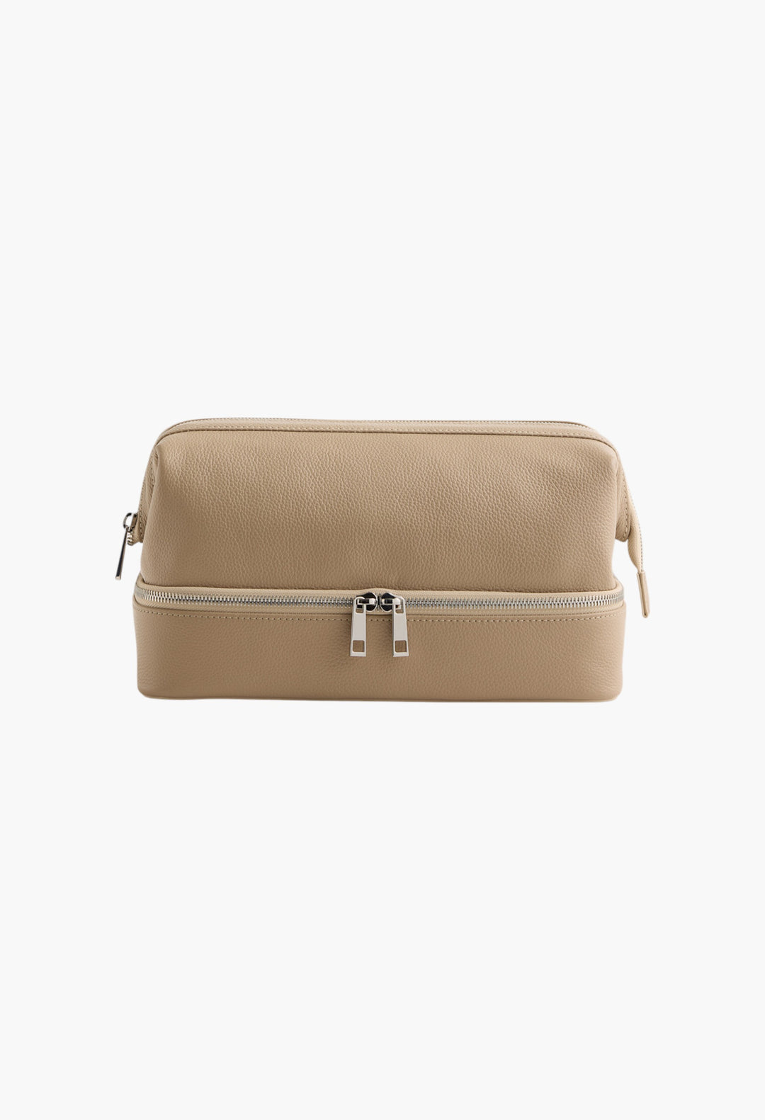designer travel toiletry bag Italian Leather Dual Compartment Toiletry Bag – Luxury Travel Organizer – GLAM MODA
