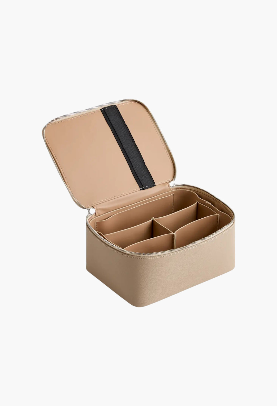 Italian Leather Travel Cosmetic Case - GLAM MODA