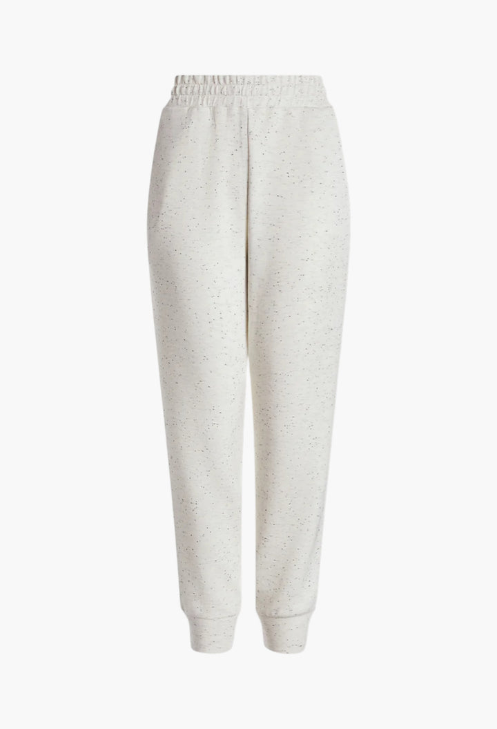 Ivory Marl Fleck - The Slim Cuff Pant 25" - GLAM MODA