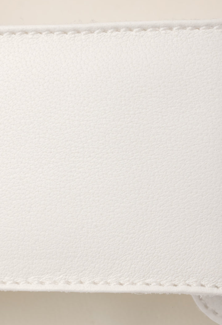 Ivory - Nappa Leather Slides - GLAM MODA