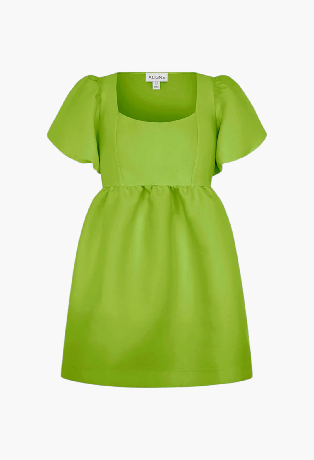 Ivy Puff Sleeve Satin Mini Dress - GLAM MODA