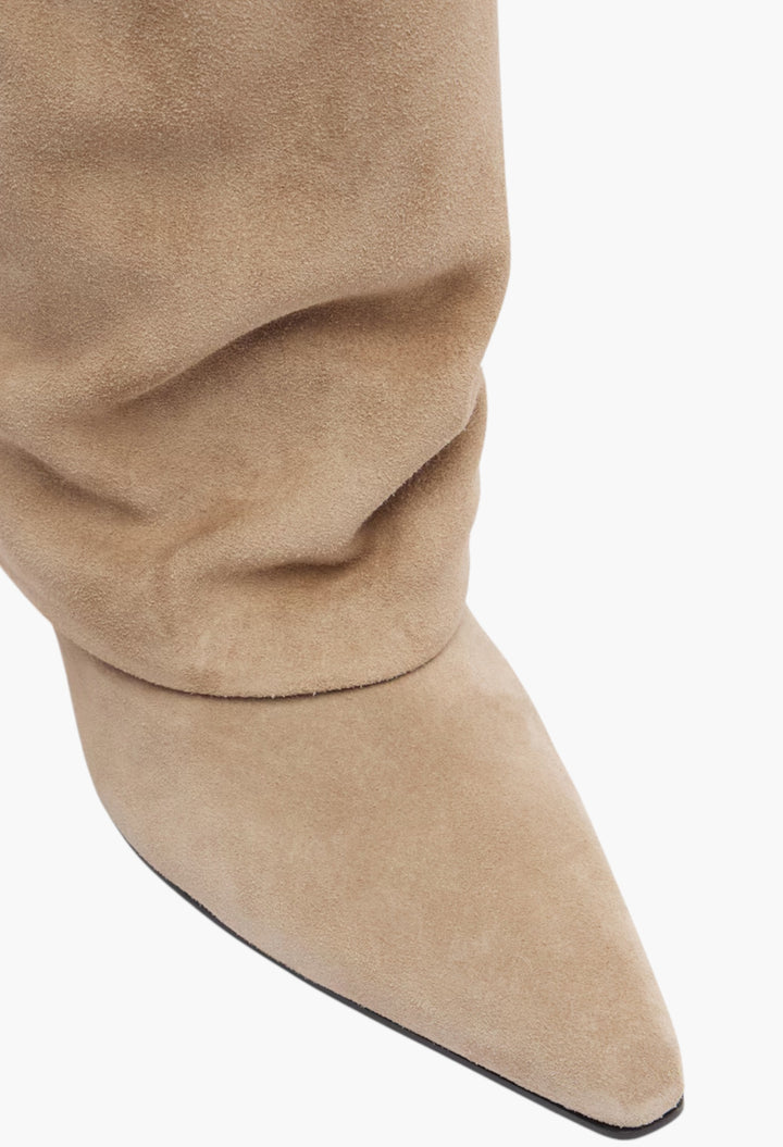 Jane 60 Suede Knee-High Boots - GLAM MODA