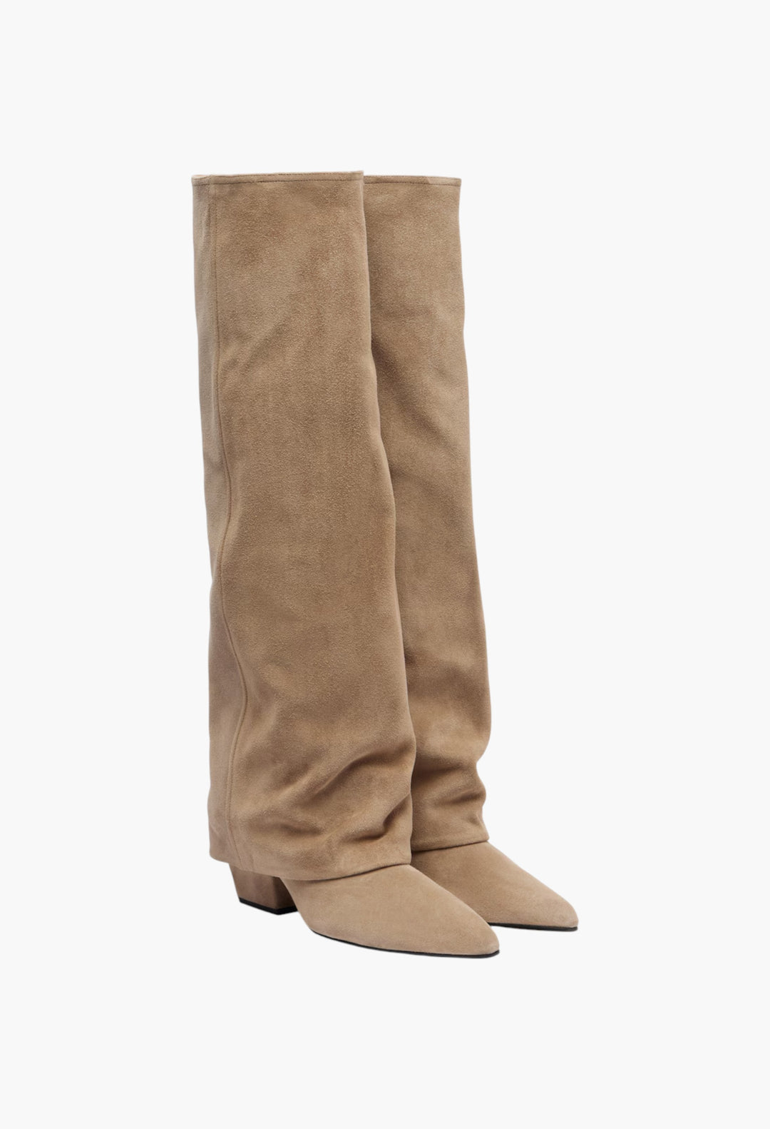Jane 60 Suede Knee-High Boots - GLAM MODA