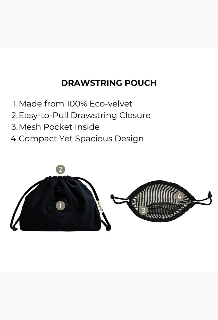 Drawstring Makeup Organizing Bag – Eco Velvet