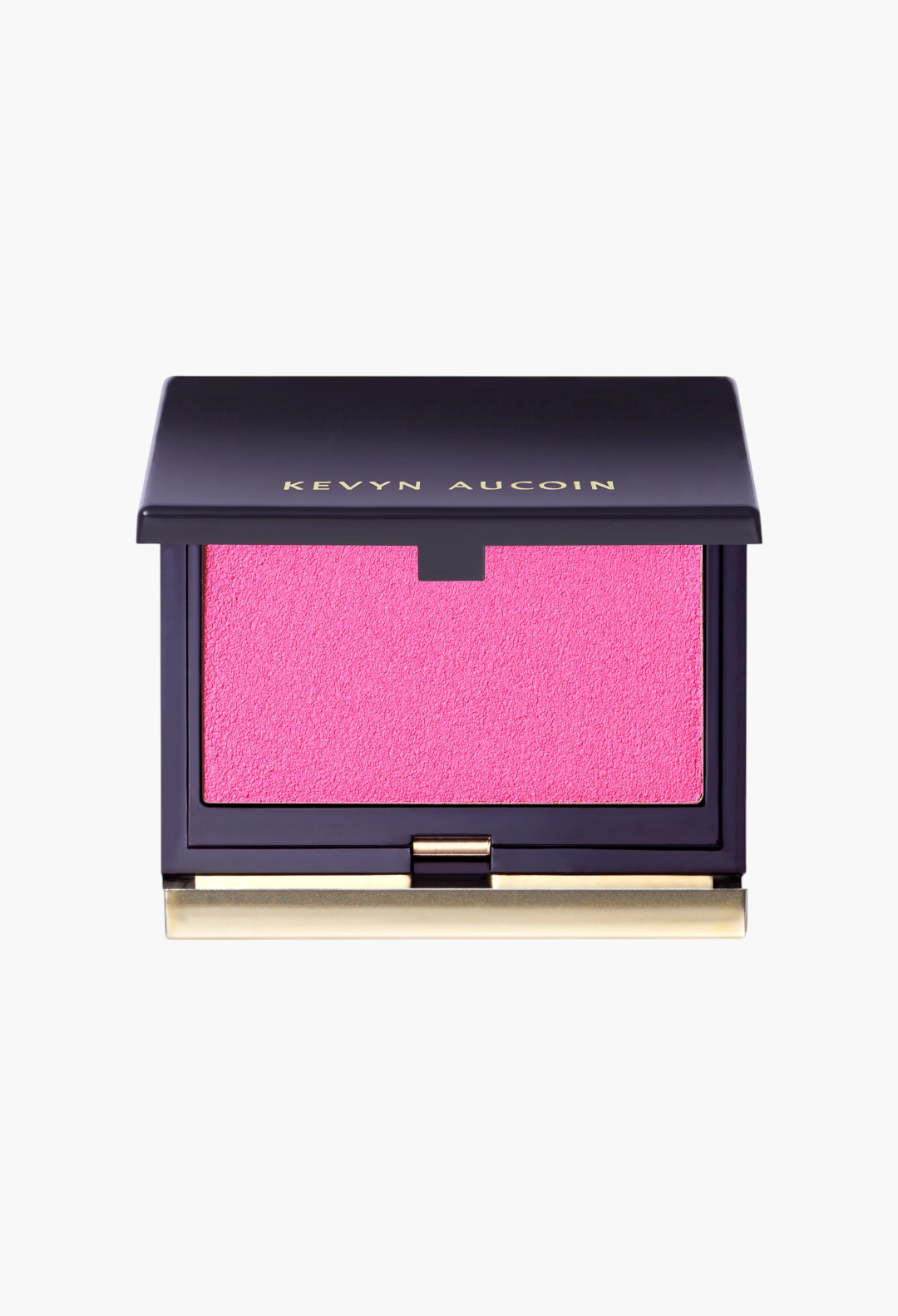 GLAM MODA Kevyn Aucoin The Sensual Skin Blush in Revealed, a vibrant hot fuchsia cream-to-powder compact.