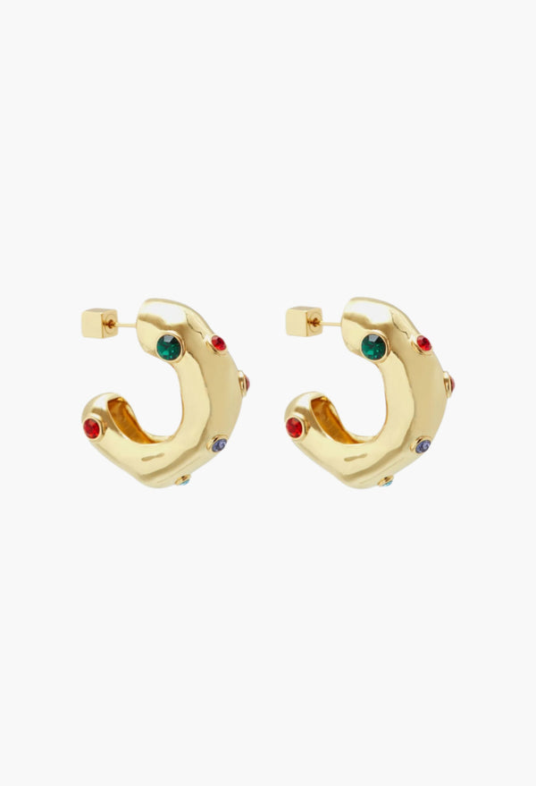 Gold - Kine Hoop Earrings