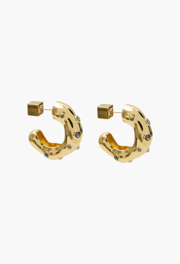 Gold - Kine Hoop Earrings