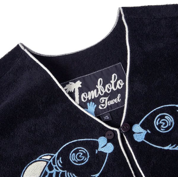 'Fish Smooch' Hand Towel Top