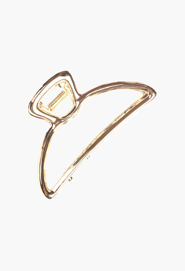 Gold Open Shape Claw Clip