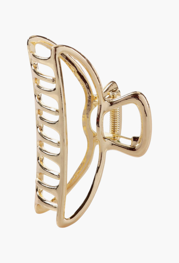 Gold Open Shape Claw Clip